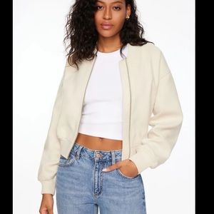Dynamite Knitted Bomber Jacket